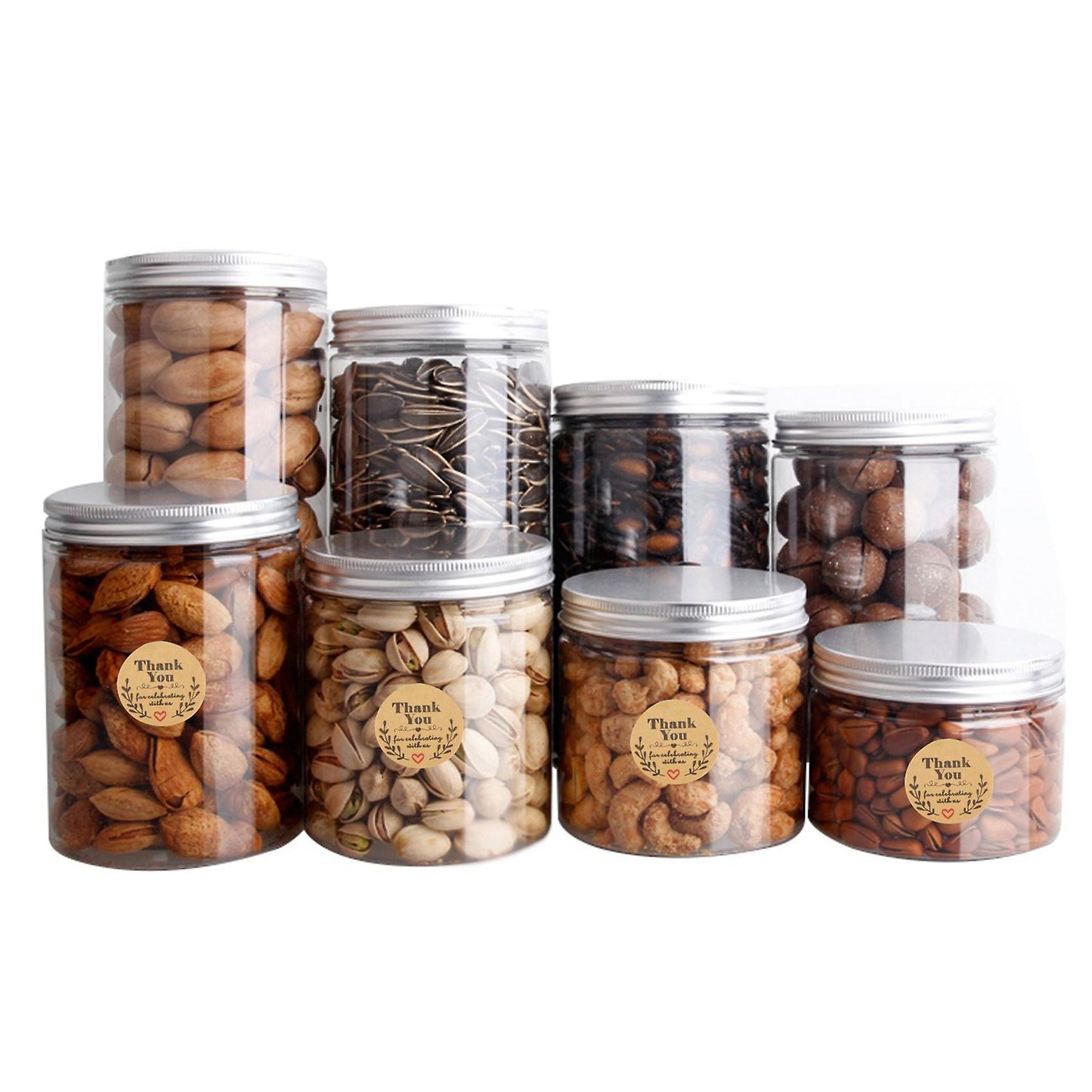 1000 Thank You Scrapbooking Label Adhesive Sticker Labels 8x5x4cm