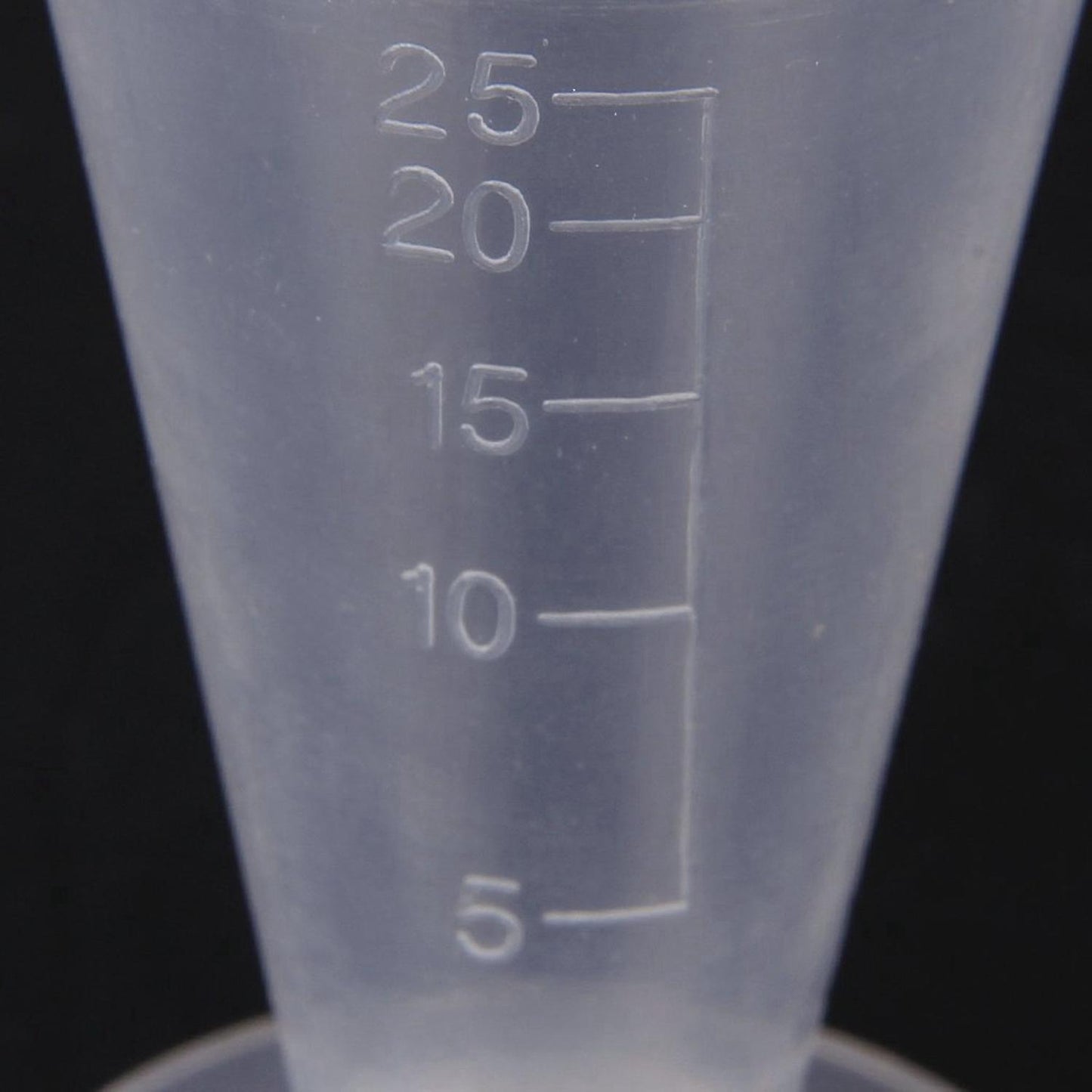 2 Pcs 50 Ml Laboratory Plastic Water Liquid Measuring Cup Transparent