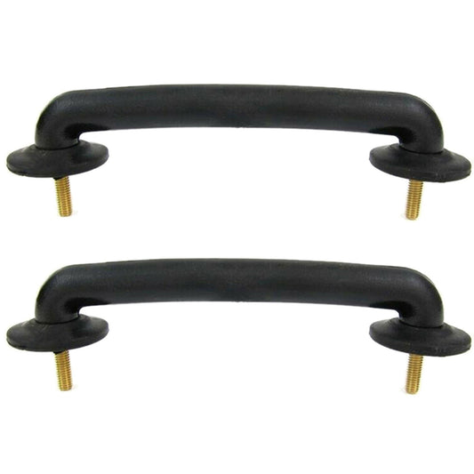 2x Hood Windshield Bracket Footman Loop - for 97-18 Jeep Wrangler Jk
