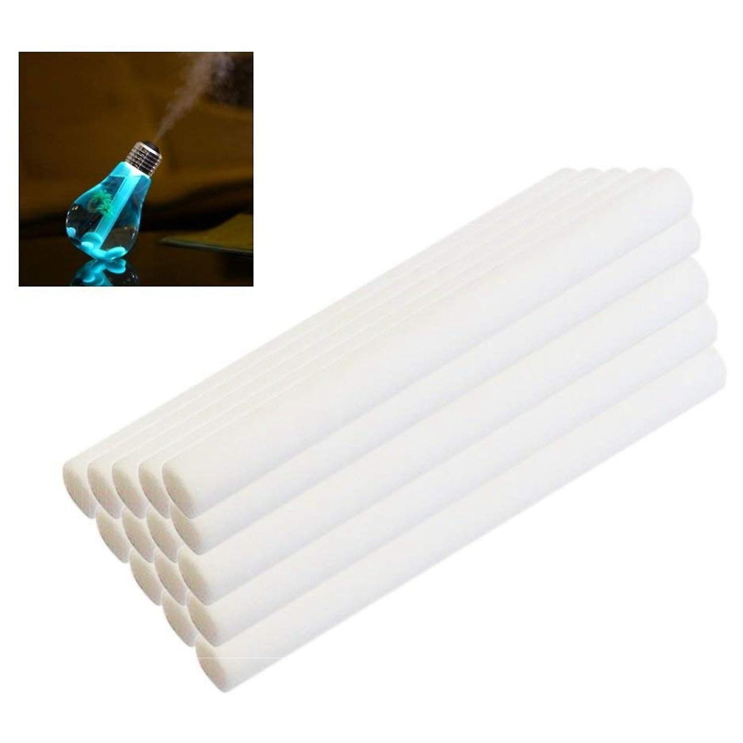 50-pack Car Diffuser Sponges Refill Sticks Humidifier Filter Wick