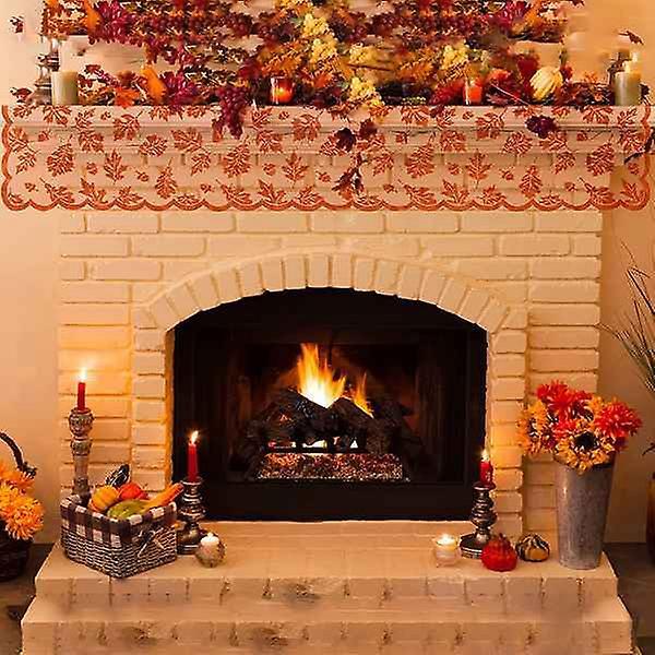 2pcs Thanksgiving Table Runner Table Decorations,for Dinner Party