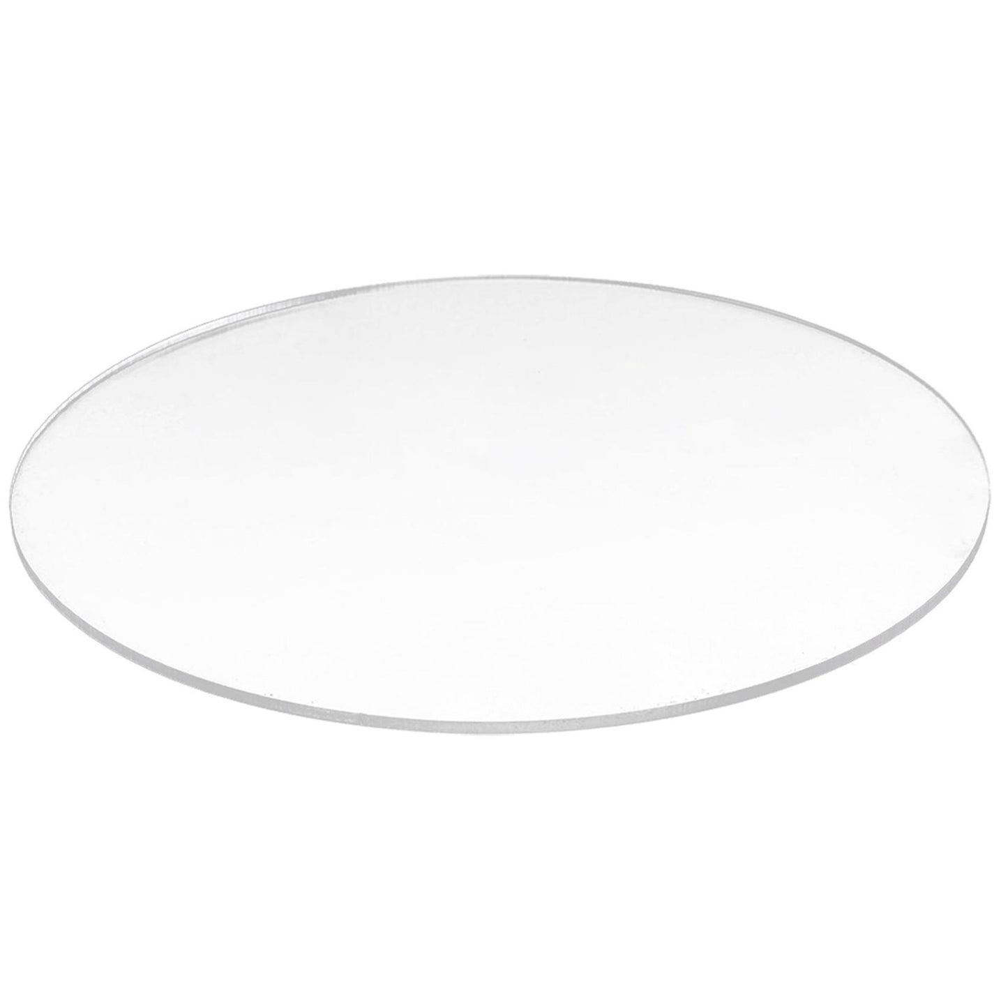 Transparent 3mm Thick Mirror Acrylic Round Disc Diameter:85mm
