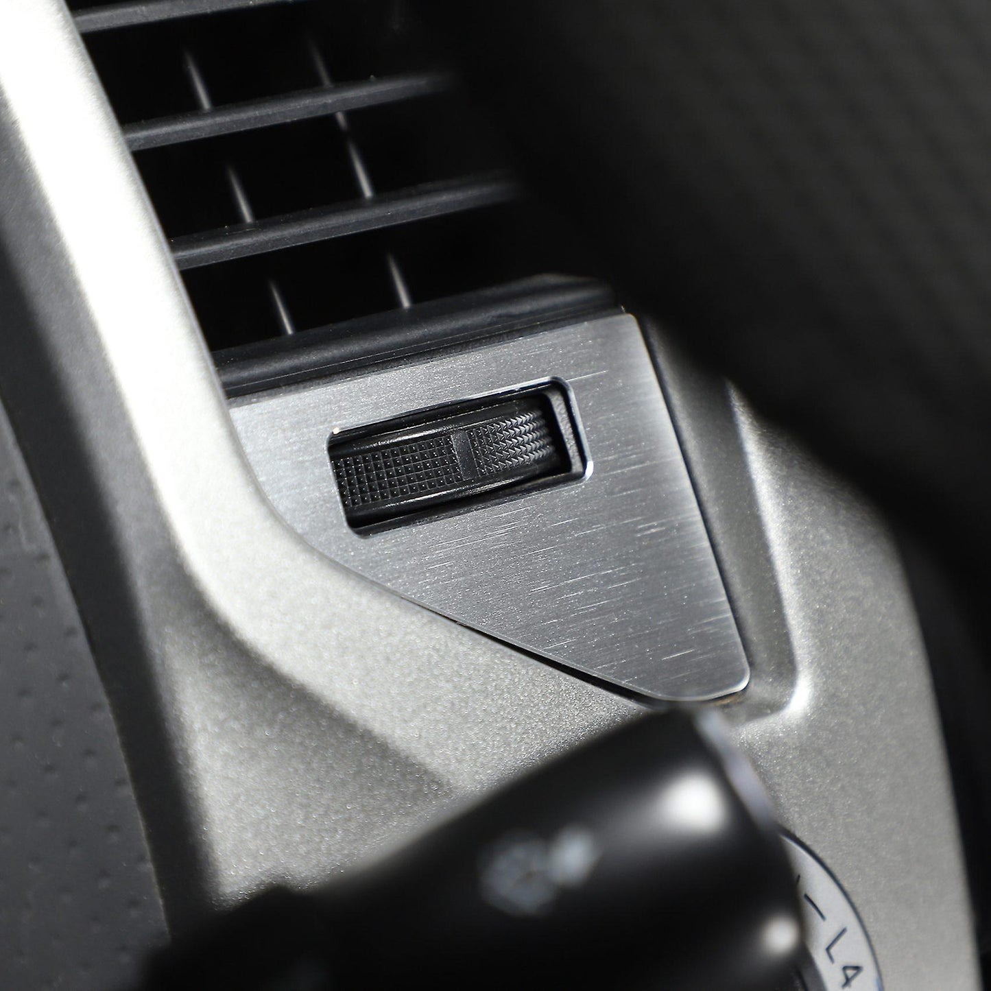 For Toyota Tacoma Car Central Control Air Outlet Dial Silver