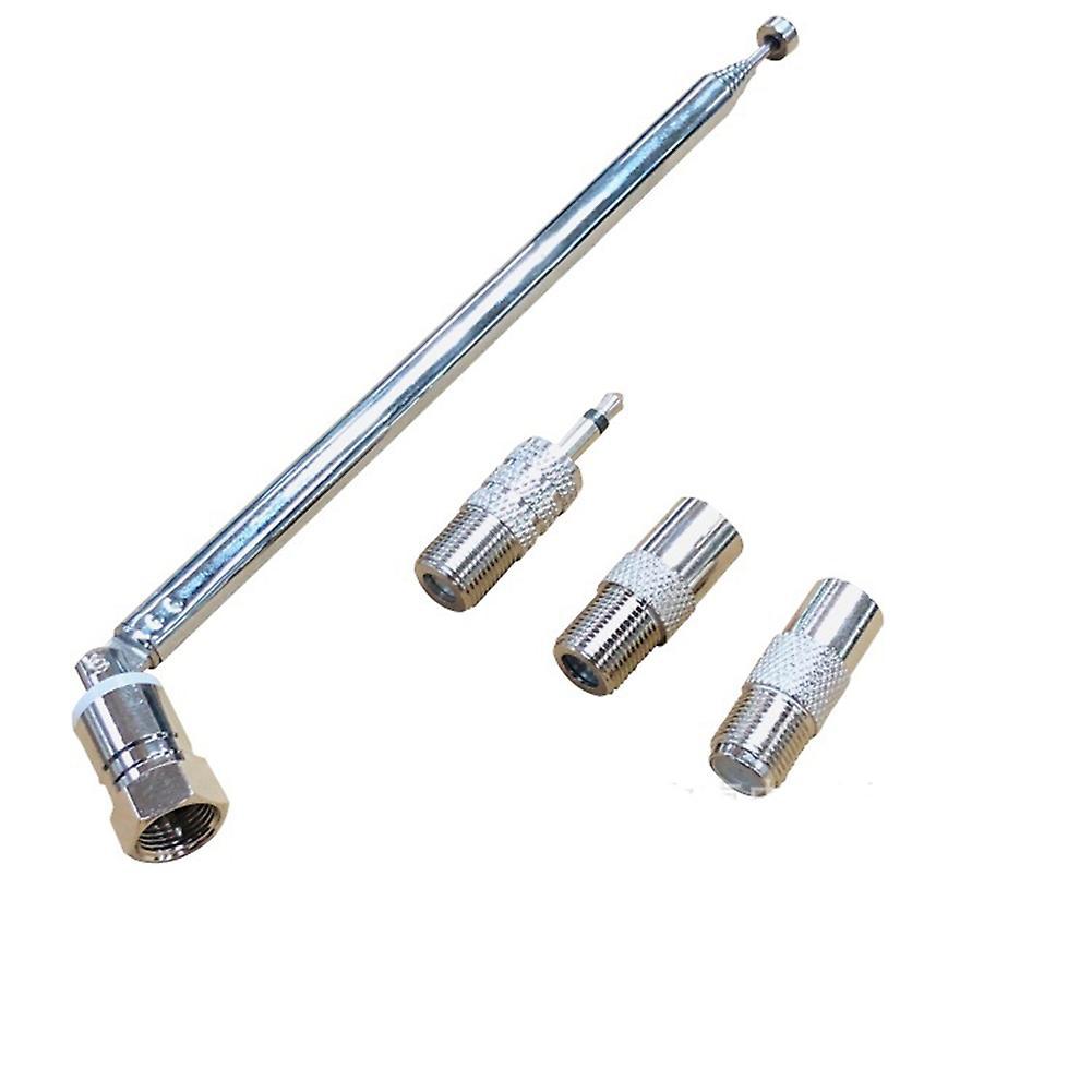 Rod Antenna 3.5mm Adapter Fm Radio Antenna F Type Male Plug Connector