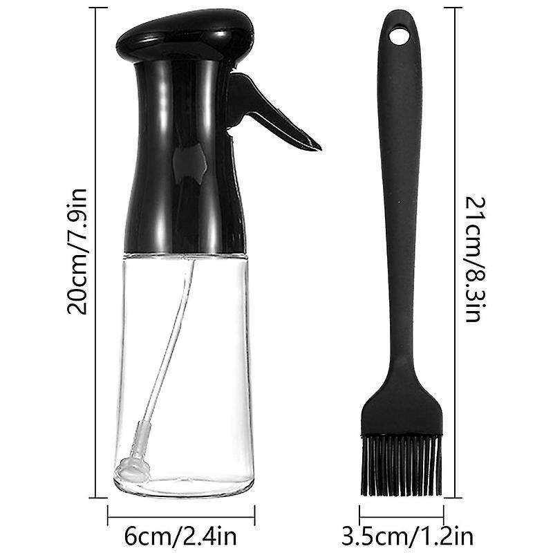 Oil Sprayer Mister for Cooking , Bbq Baking Spray, with Brush White