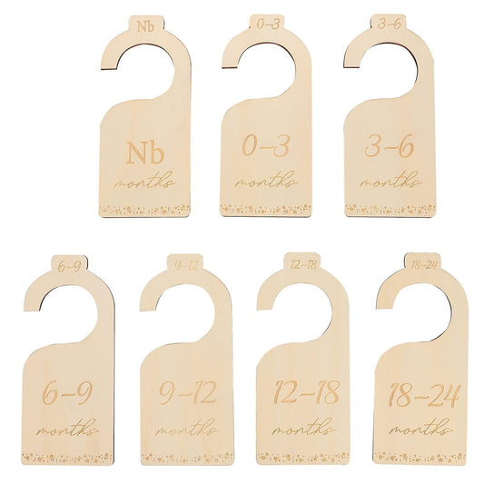 Wood Nursery Closet Clothes Organizers Baby Wardrobe Dividers