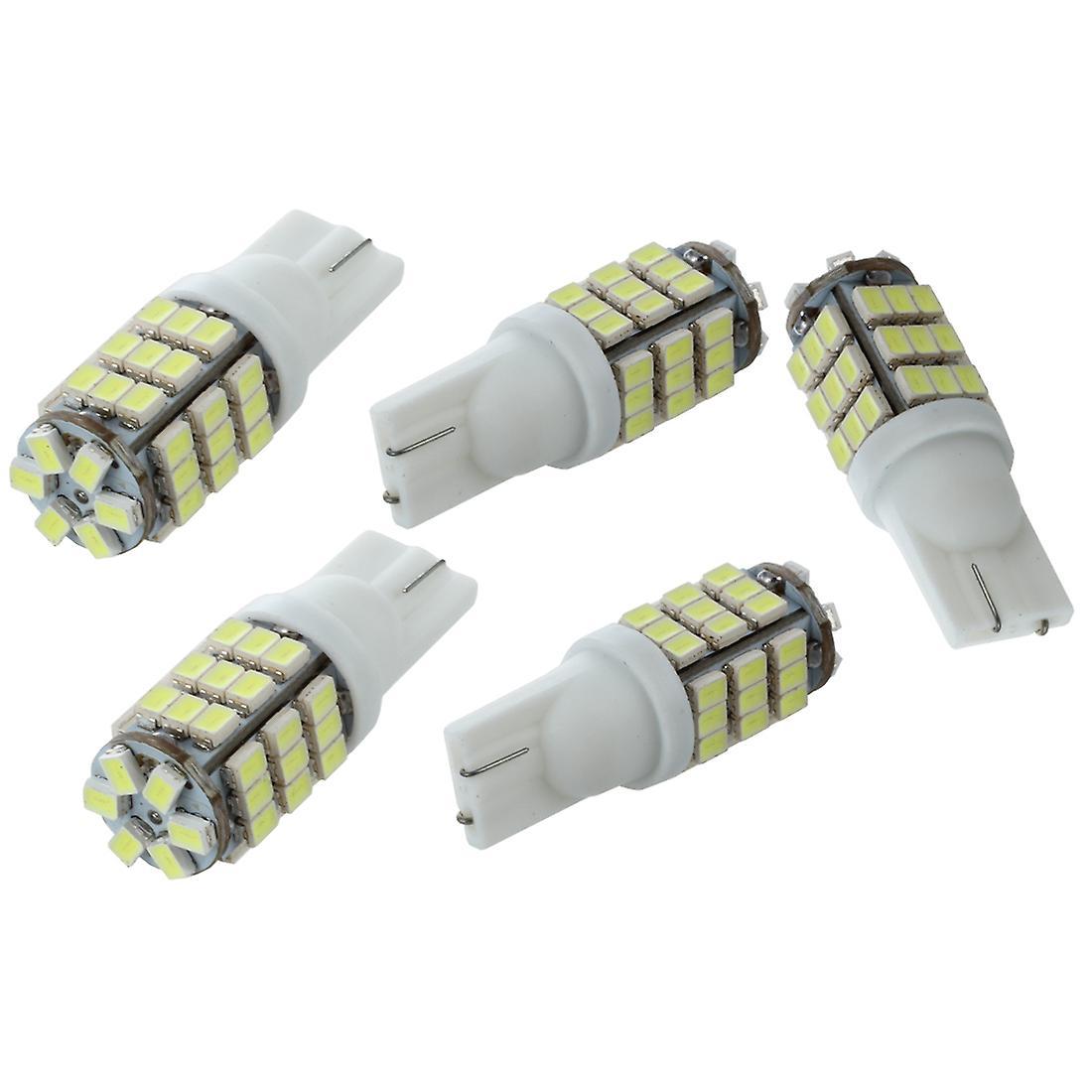 5x T10 W5w 501 194 168 192 42 Led Smd White Car Wedge Side Light Bulb Lamp 12v