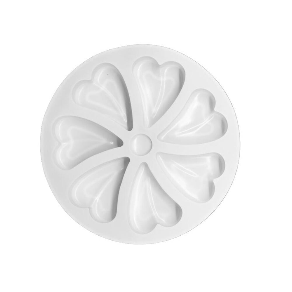 Heart Shaped Flowers Design Silicone Cake Molds Baking Tools
