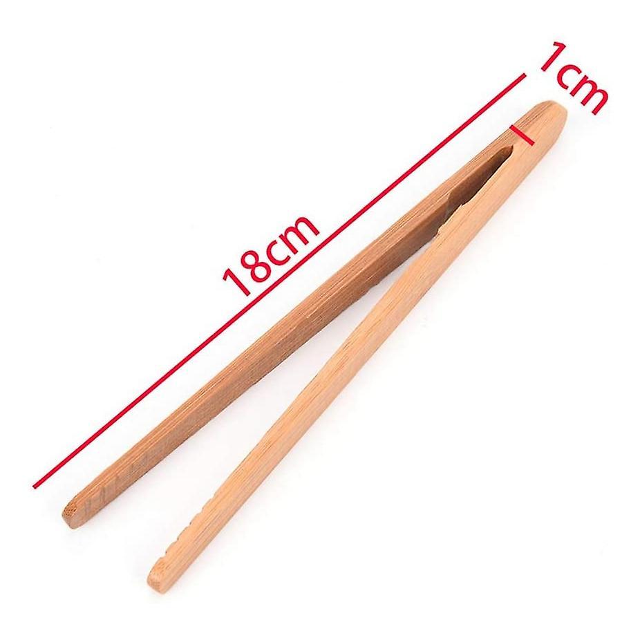 20 Pcs Wooden Toast Tongs Kitchen Gadgets Bbq Cooking Baking Tools