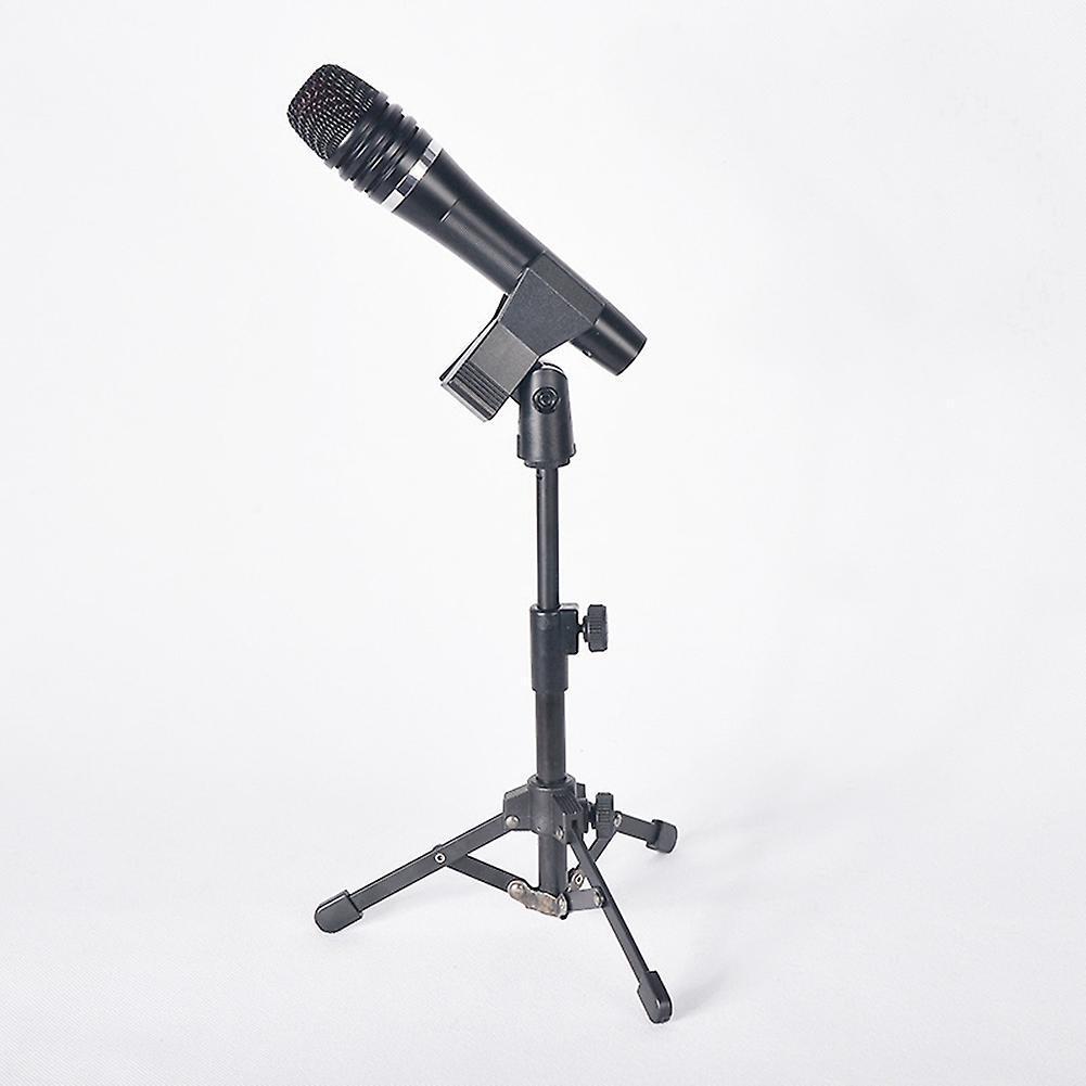 Mini Tabletop Tripod Microphone Mic Stand Holder with 3/8 Inch