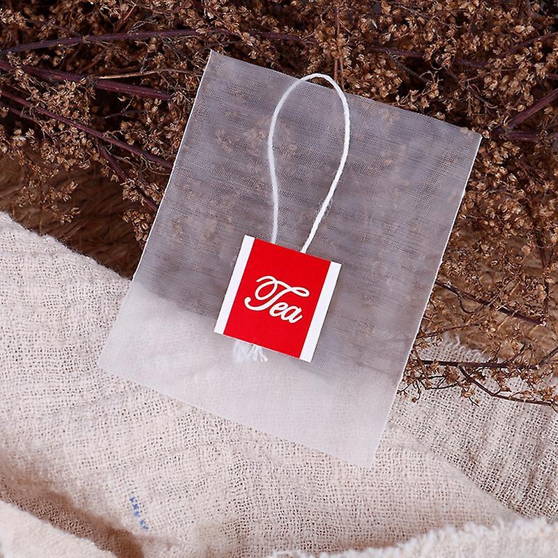 100pcs Tea Bag Infuser 7 X 6cm Sachet Filter Paper Nylon Teabags
