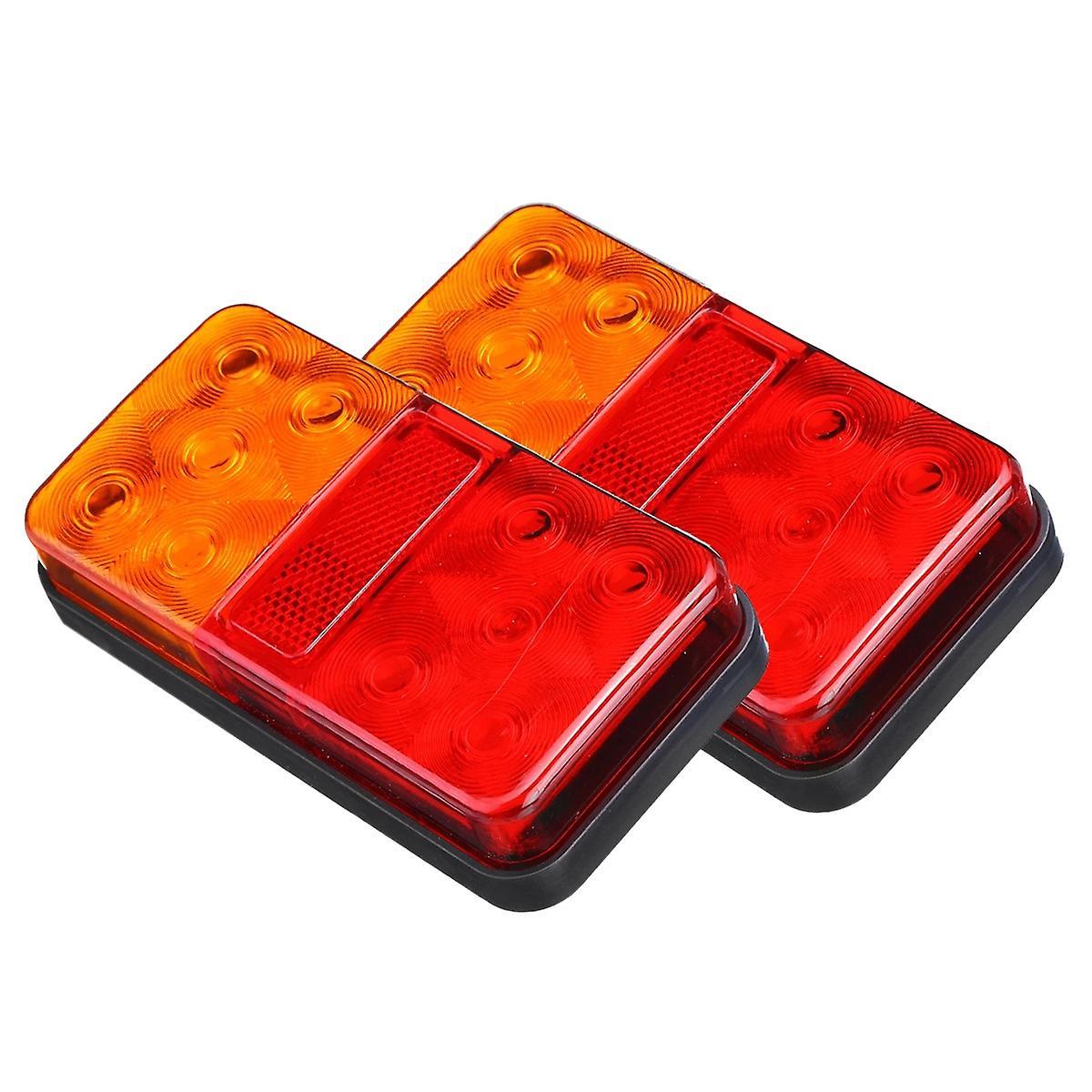 2pcs Car 12v-80v 10led Truck Turn Signal Light for Truck Boat Pickup