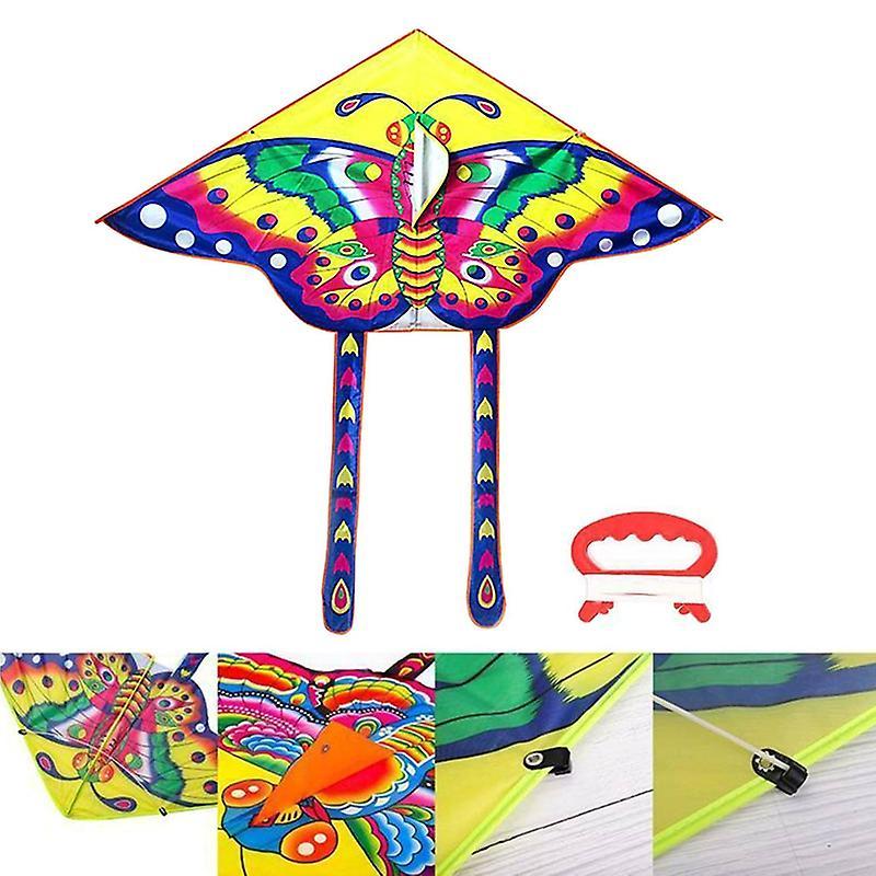 Colorful Kite Long Tail Nylon Outdoor Kites Flying Toys