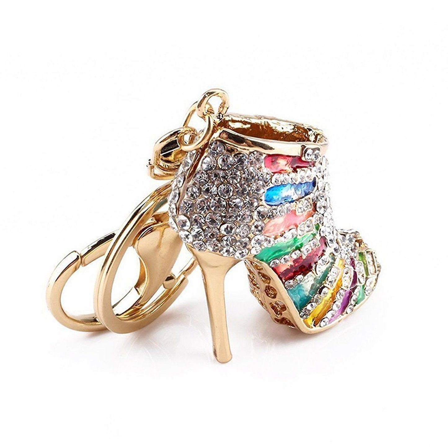 Keychains Rhinestone Keyring Women Handbag Key Bag Pendant Jewelry