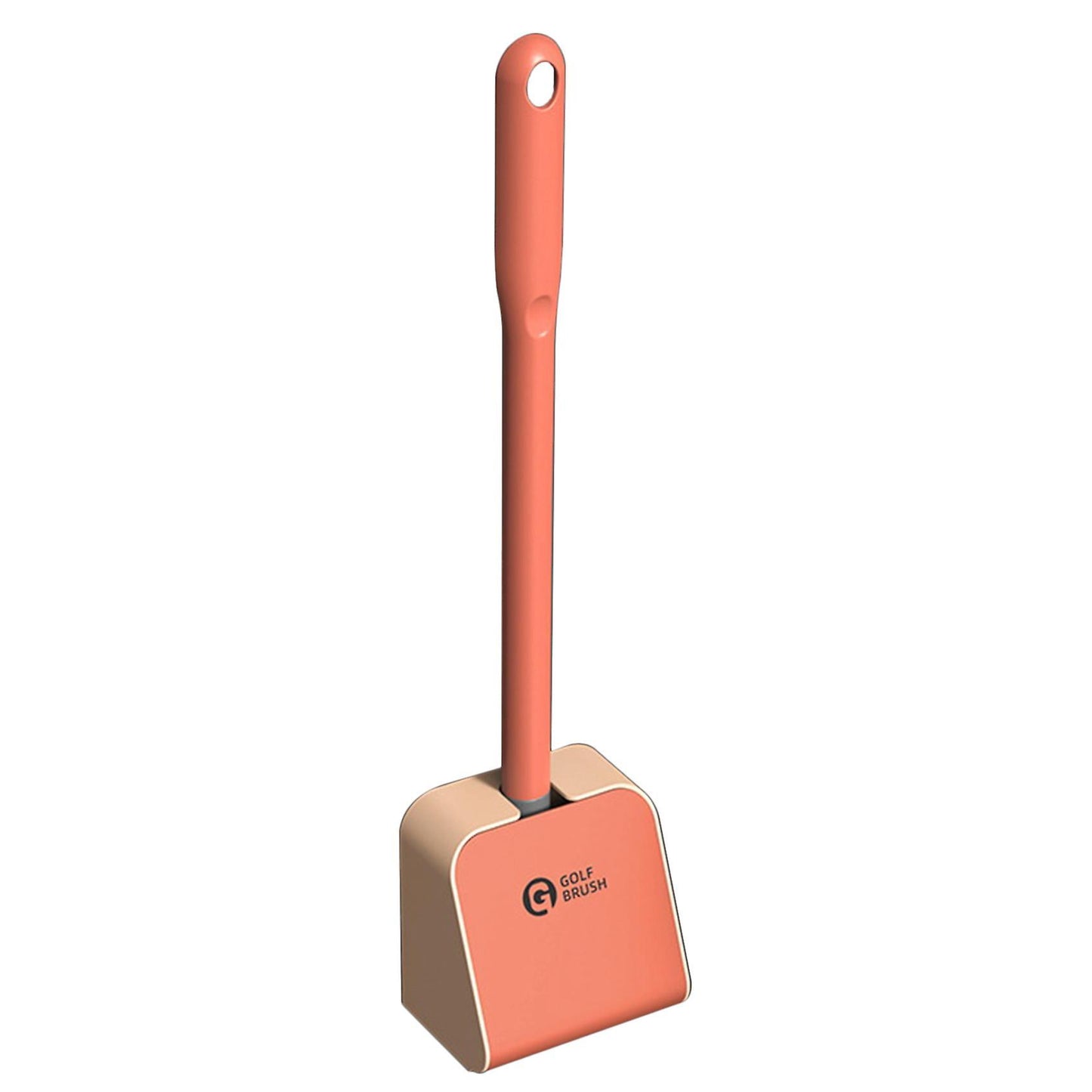 Silicone Toilet Brush Cleaner Tpr Bristles No Dead-end Pink
