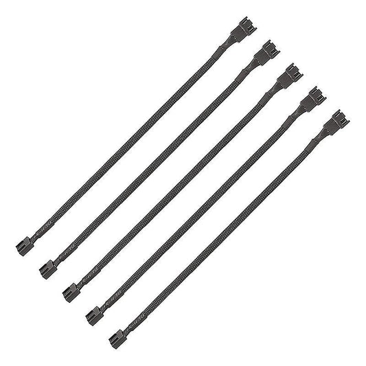 Pwm Extension Cable-11.8 Inch for Atx Case 3 Pin & 4 Pin Cooling Fans