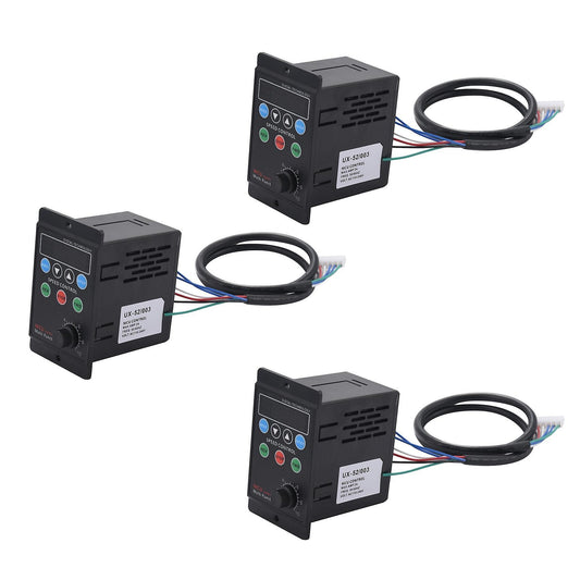 3x Ux-52 Digital Display Motor Speed Controller 220v Ac 6w-400w