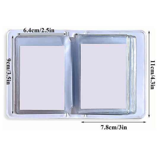 3 Inch Mini Photo Album Photocard Holder, Id Holder (milk)