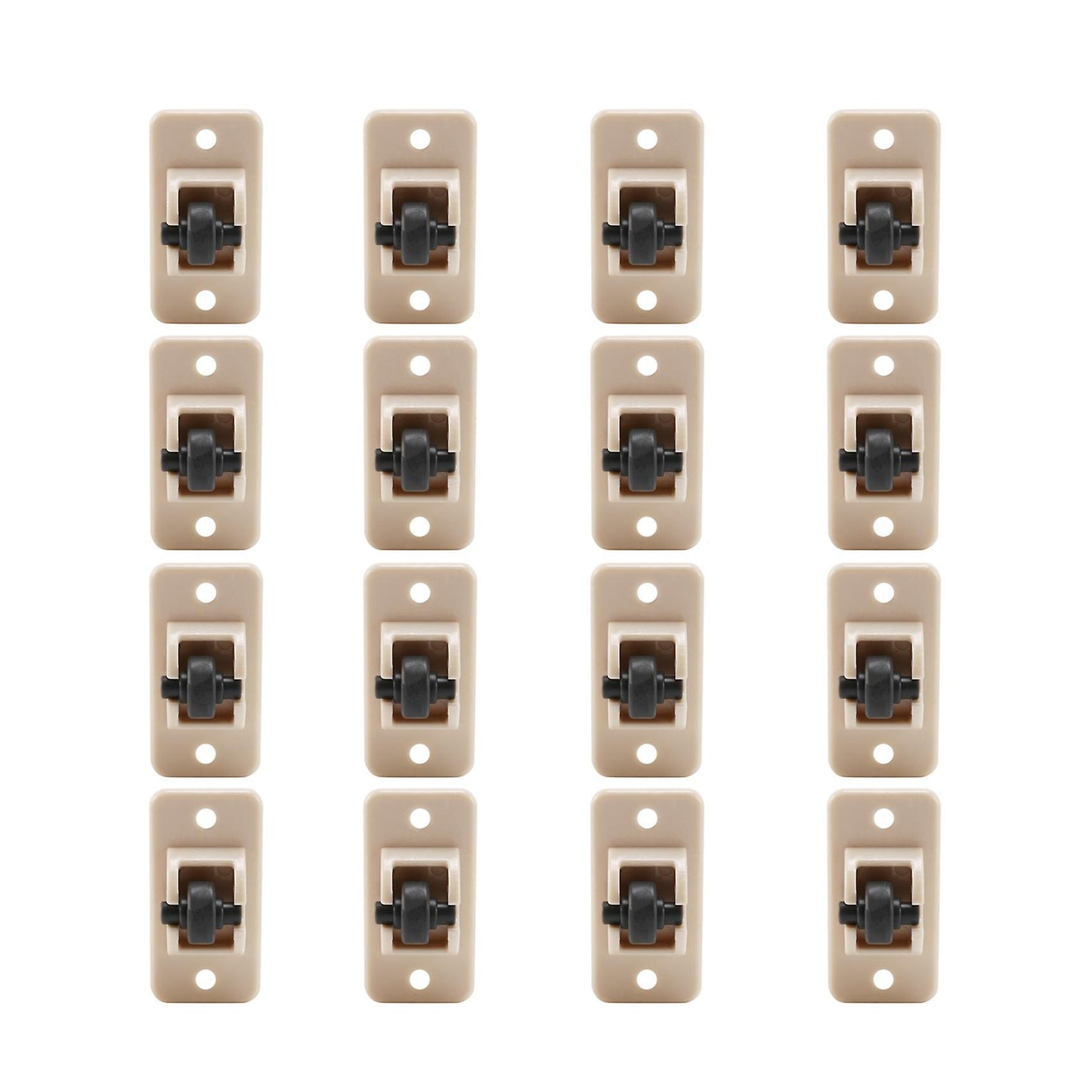 16 Pcs Self Adhesive Casters for Storage Box Trash Can No Drilling