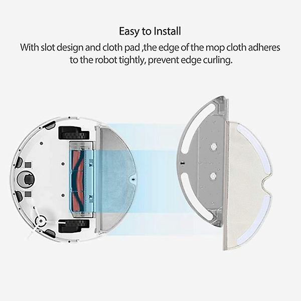 4pcs Mop Cloth Replacement Kits for Xiaomi Mijia 1c / Stytj01zhm