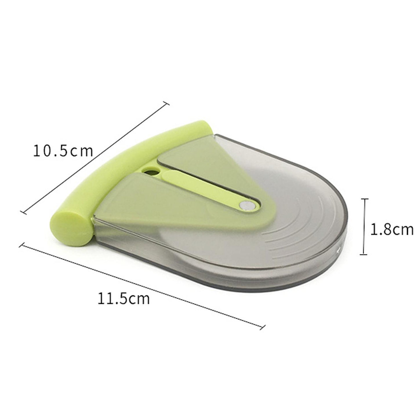 2 Pizza Cutter Wheel Noodle Machine,stainless Steel with Cover,green