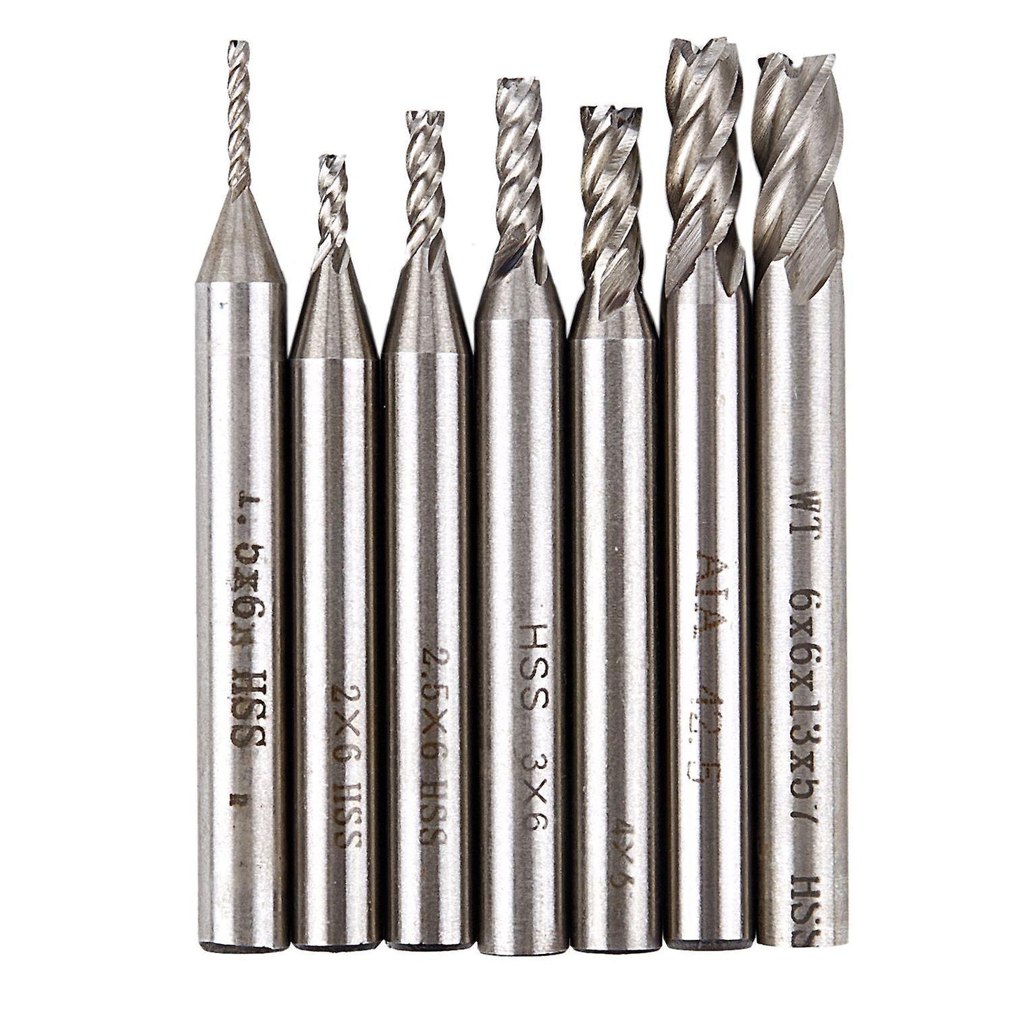10pcs 2mm 1/8 Inch Shank Engraving Bit Carbide End Mill Cnc Cutter