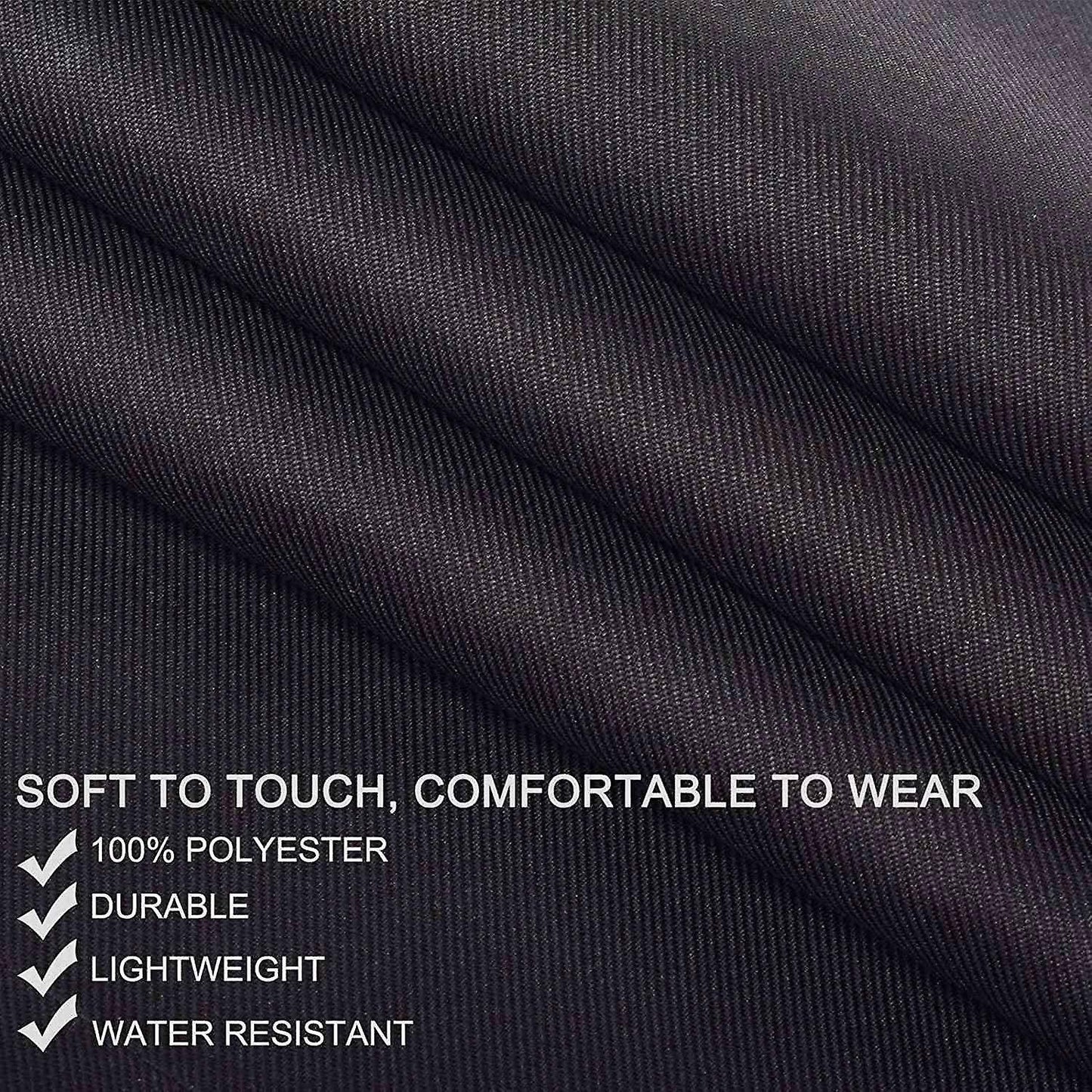 3 Waitress Aprons, Waiter Server Waist Aprons for Women Men, Black