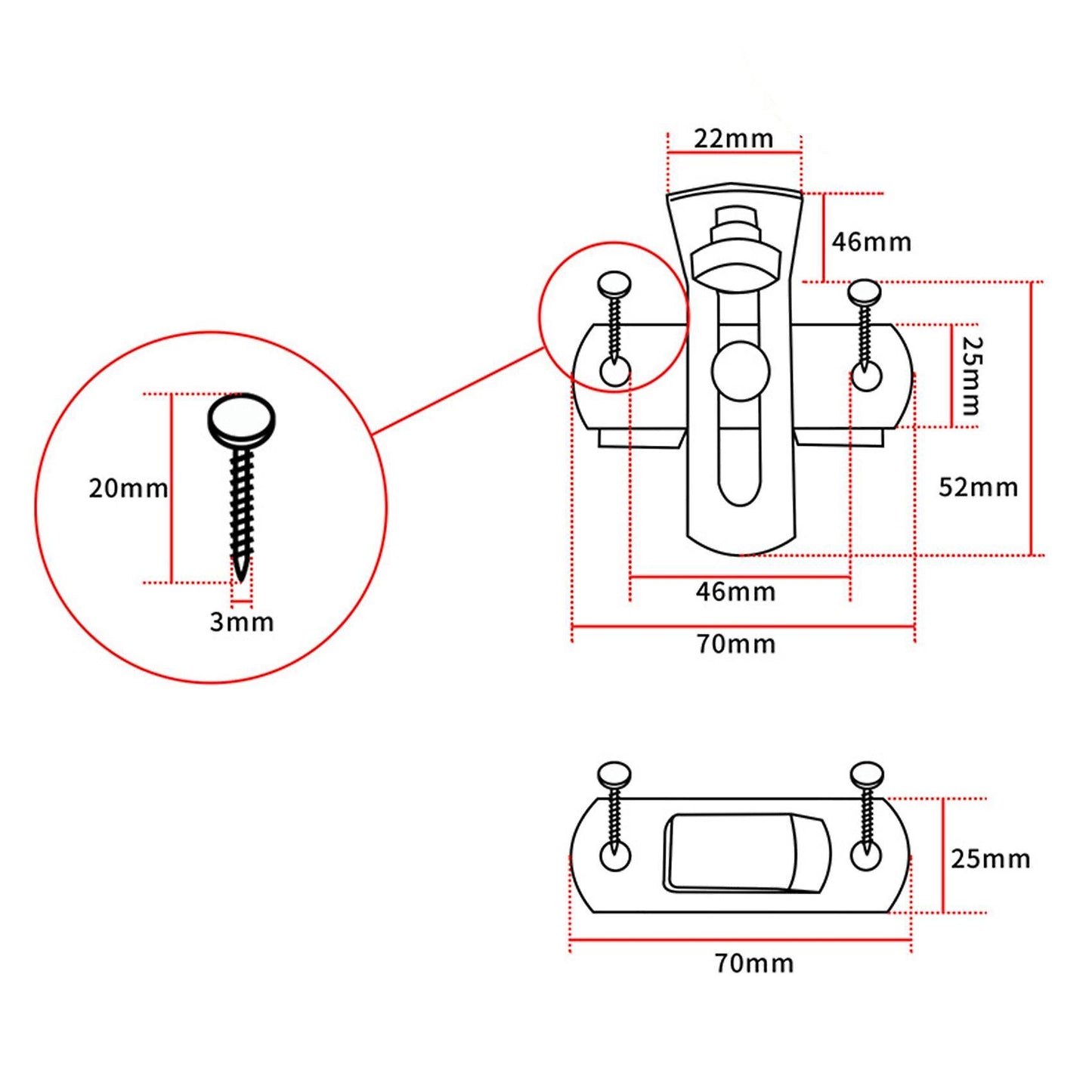 Barn Door Lock American Barn Door Lock Hook Stainless Steel B