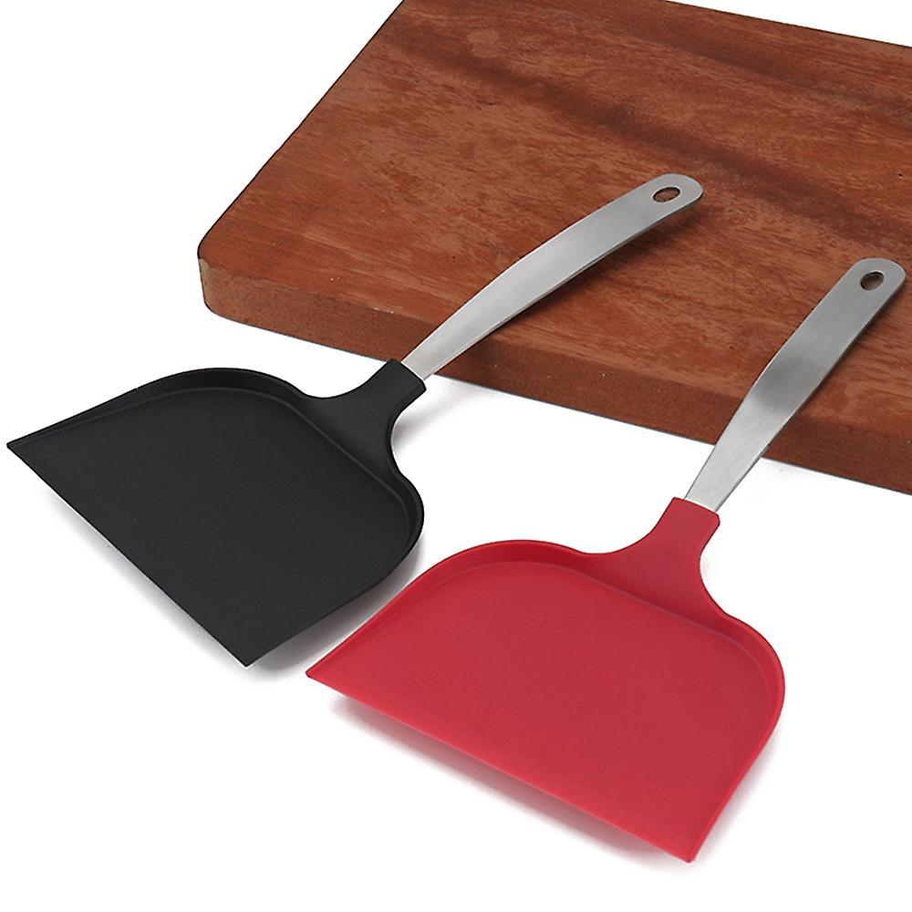 Bread Paddle Stainless Steel Handle Household Pizza Peel, Black
