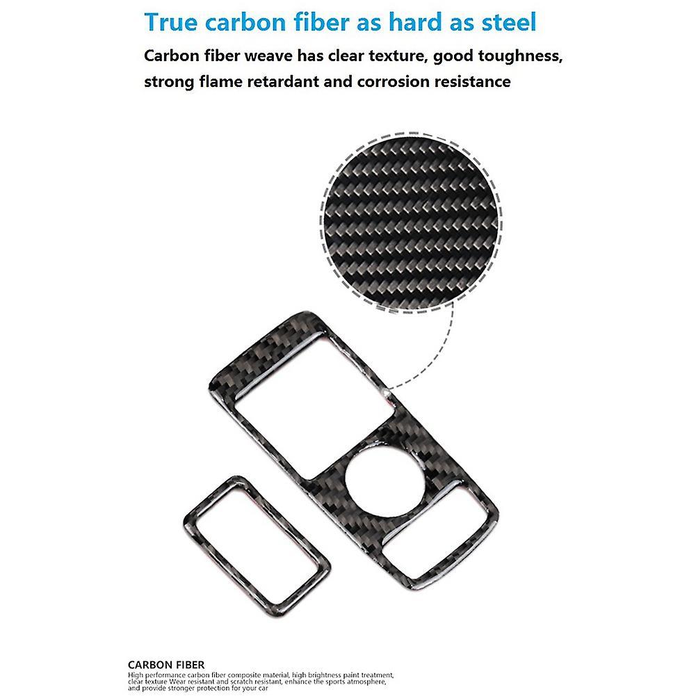 Real Carbon Fiber for Mercedes Benz C E Class 2010-2013 Car Window