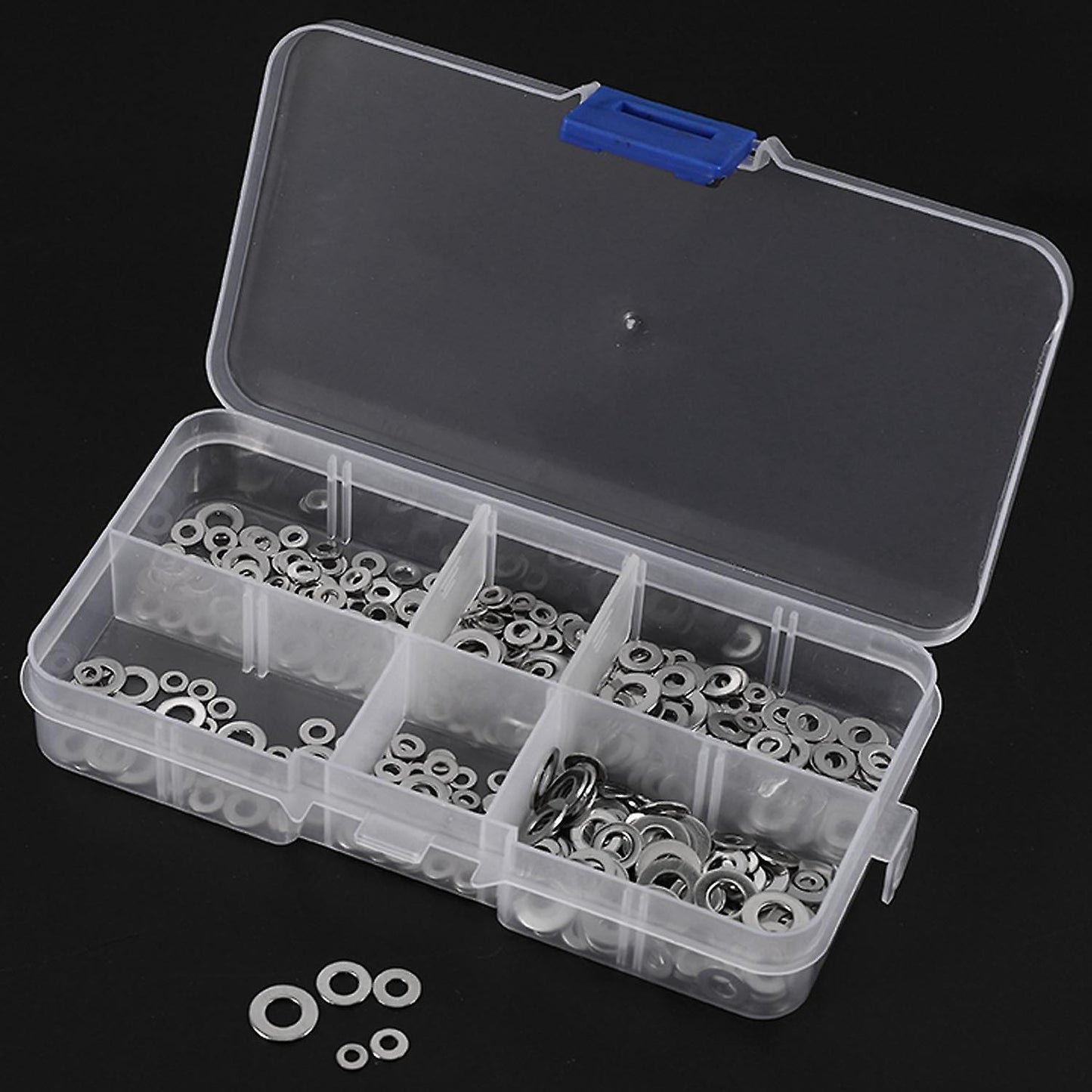 500pcs/set M1.6 M2 M2.5 M3 M4 M5 Plain Washer Gaskets Kit