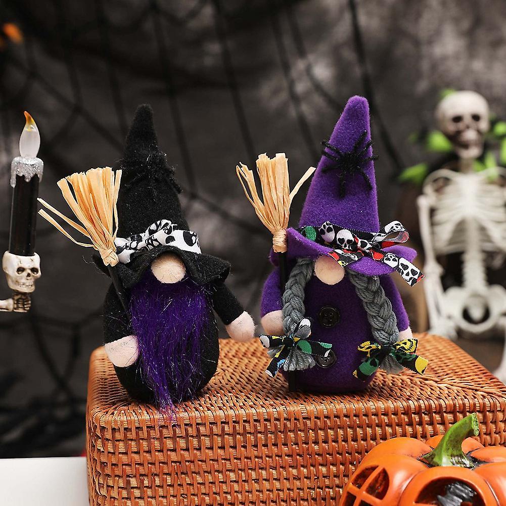 Halloween Horror Theme Handmade Gnome Faceless Doll for Family B