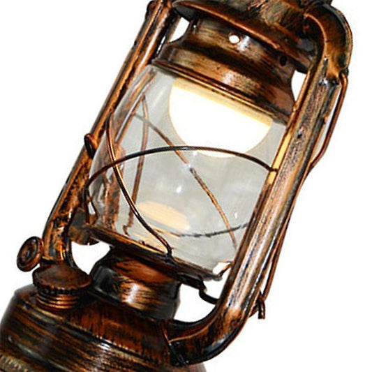 Vintage Led Wall Lamp Barn Lantern Retro Coal Oil Wall Light