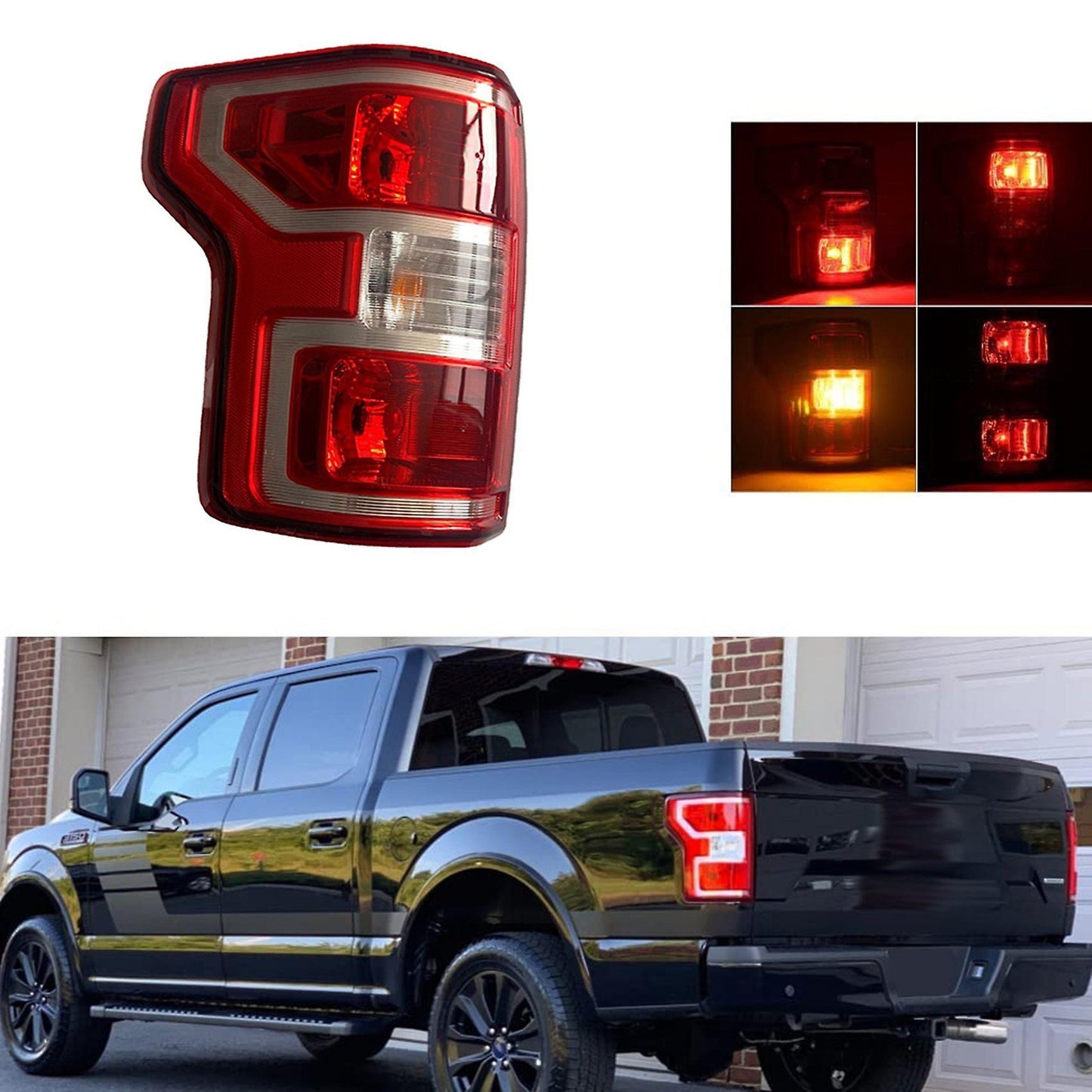 Right Brake Tail Light Rear Lamp for Ford F150 F-150 2018 -2020