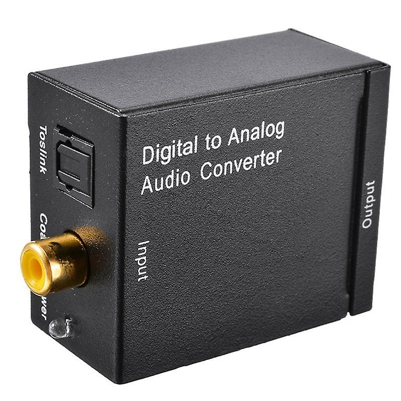 Digital to Analog Audio Converter Optical Fiber Audio Decoder