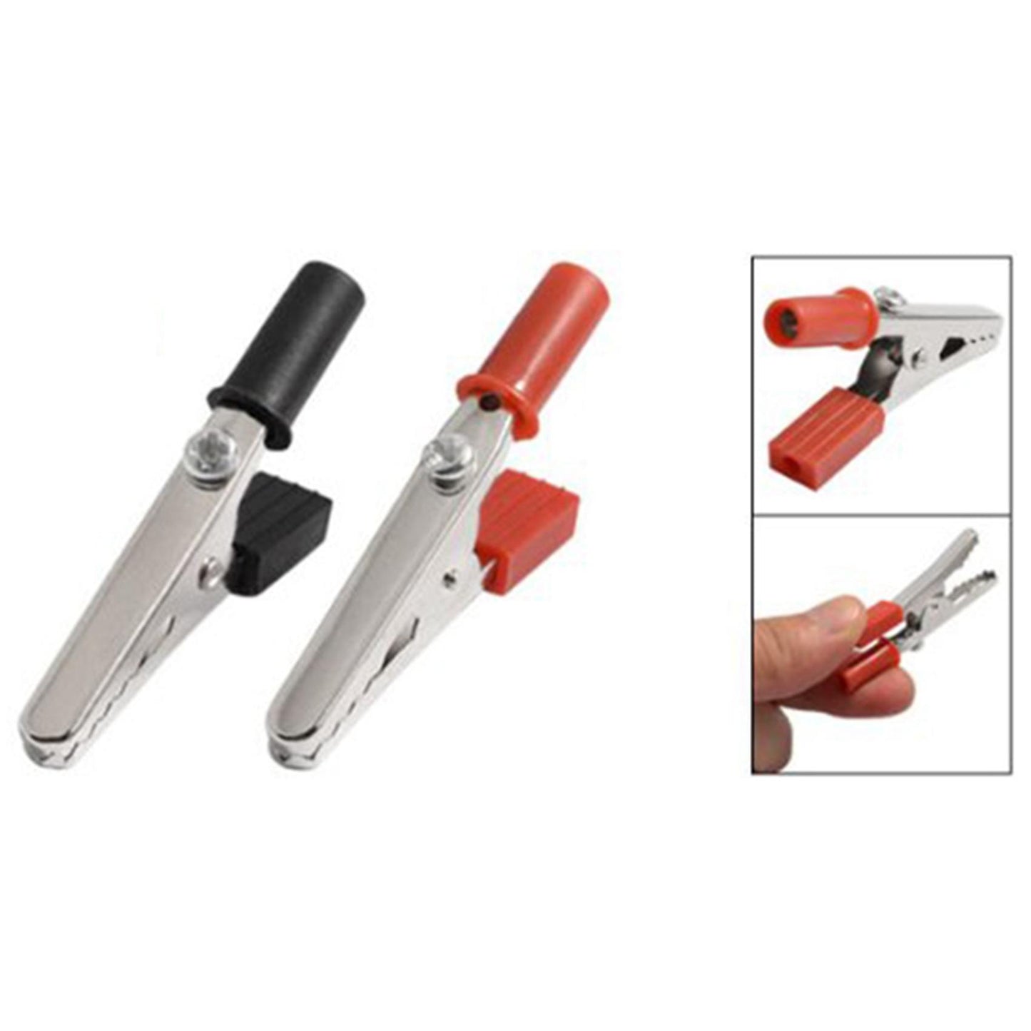 20x 5a Handle Electrical Crocodile Alligator Clips