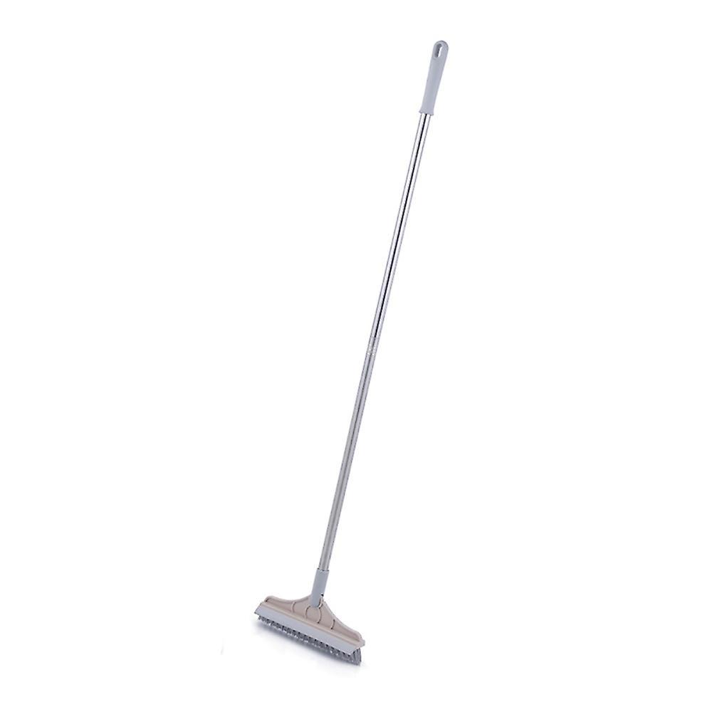 2 In 1 Kitchen Floor Scrub Brush 120 for Bathroom - Beige