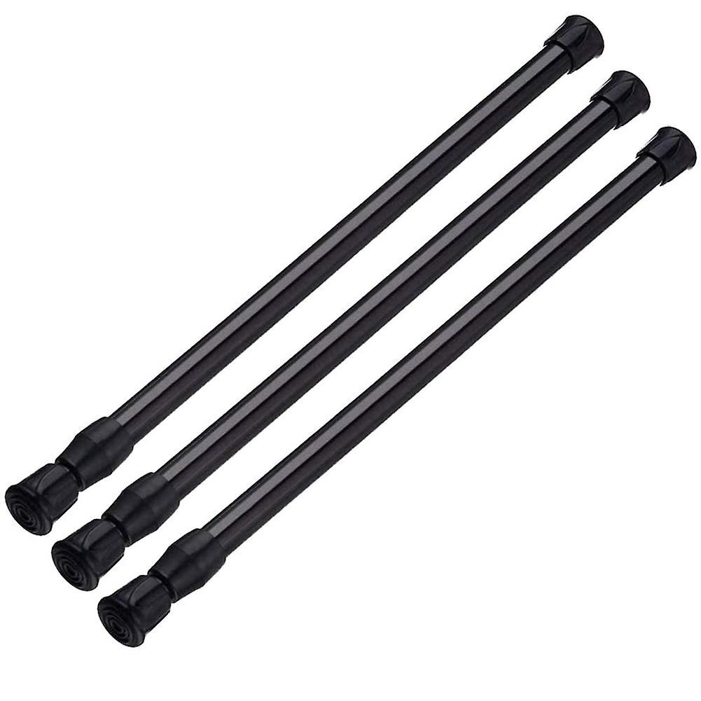 3pcs Spring Curtain Rods 16 to 28 Inch Tension Rod Spring Curtain Rod