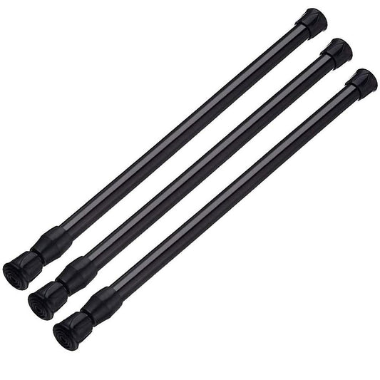 3pcs Spring Curtain Rods 16 to 28 Inch Tension Rod Spring Curtain Rod