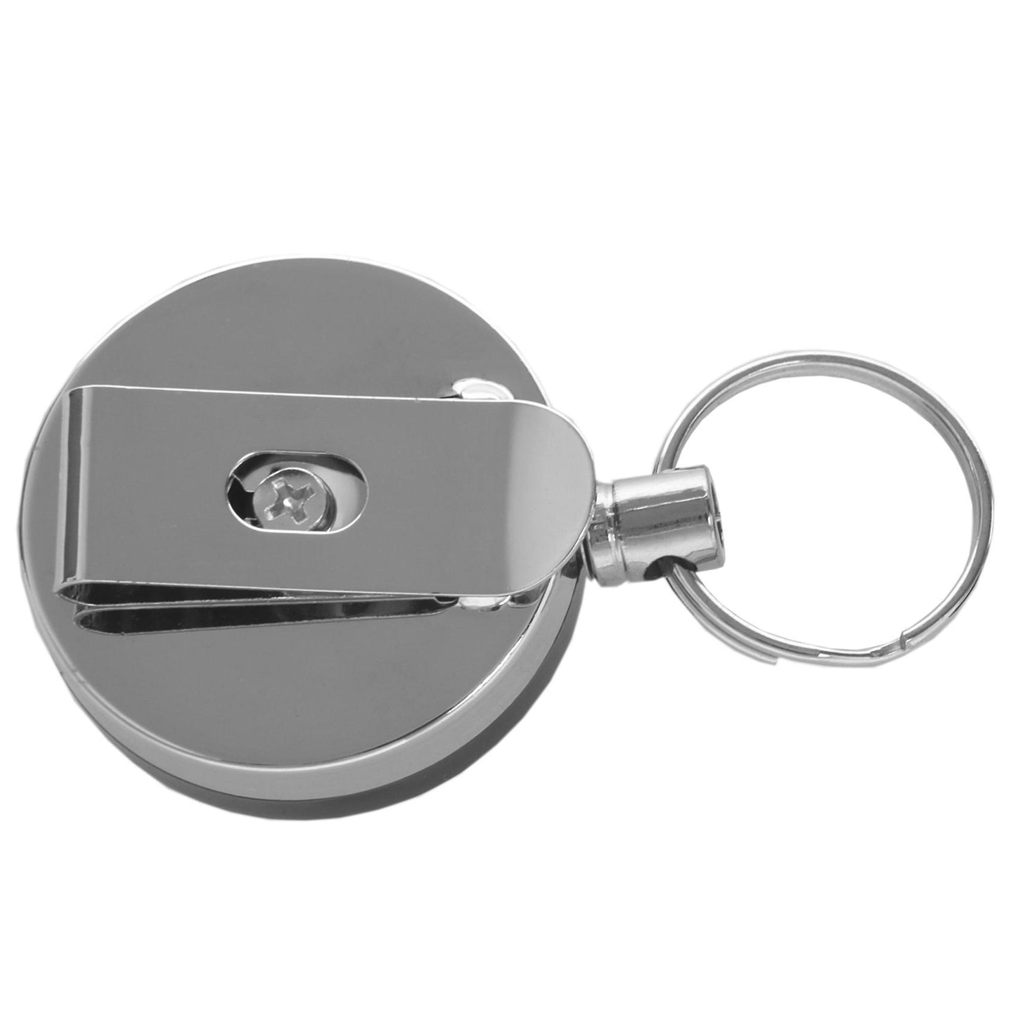 2pcs Retractable Reel Badge Id Holder Belf Clip Name Card