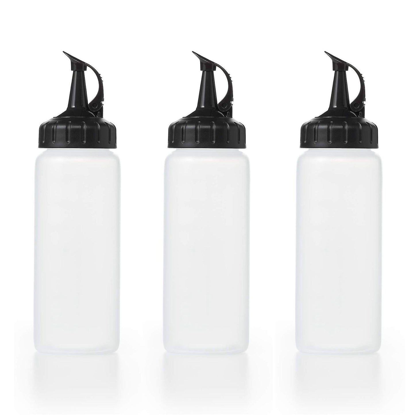 Pack Of 3, Ketchup Squeeze Squirt Bottle for Sauce,bbq,dressing,small
