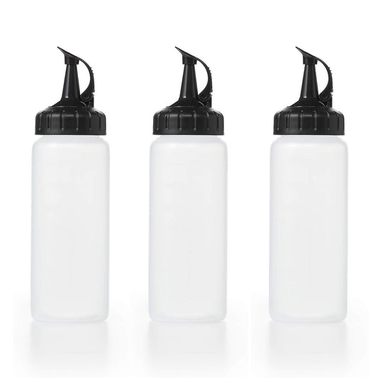 Pack Of 3, Ketchup Squeeze Squirt Bottle for Sauce,bbq,dressing,small