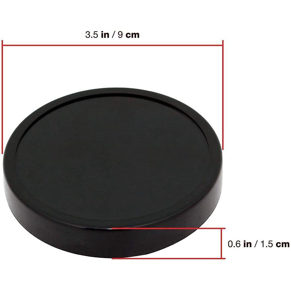 4 Pack Black Plastic Stay Fresh Lid Parts for Magic 250w Blender