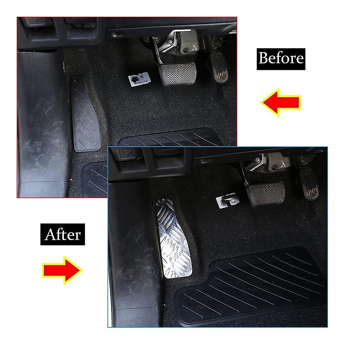For Toyota Hilux 2015-2021 Rest Pedal Cover Trim Accessories Silver
