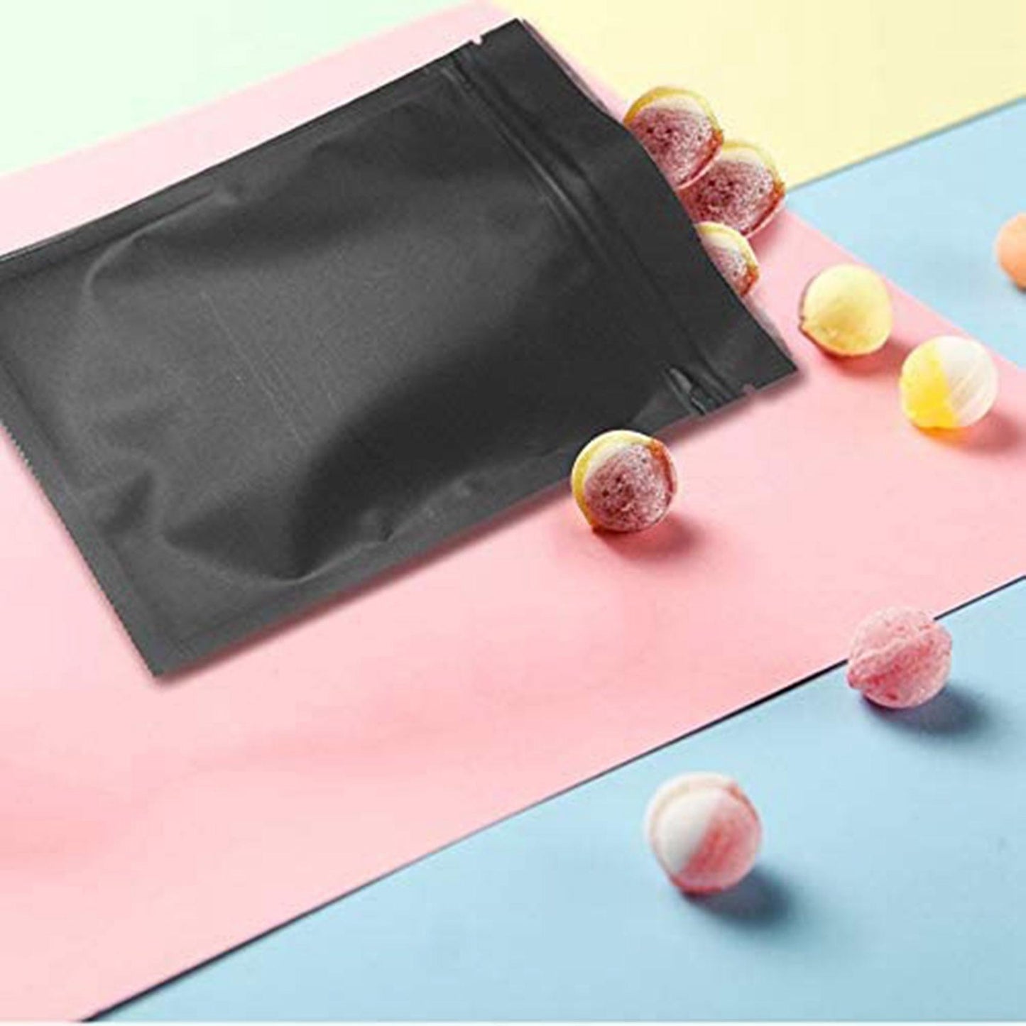 100 Mylar Bags-4 X 6 Inch Resealable Aluminum Foil Bag Flat Bag Matte