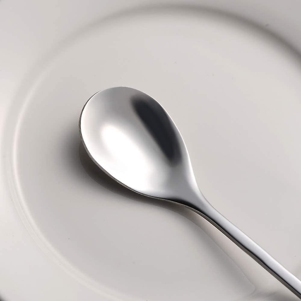 Stainless Steel Coffee Spoon Set,10 Pcs Silver Leaf Stirring Spoons