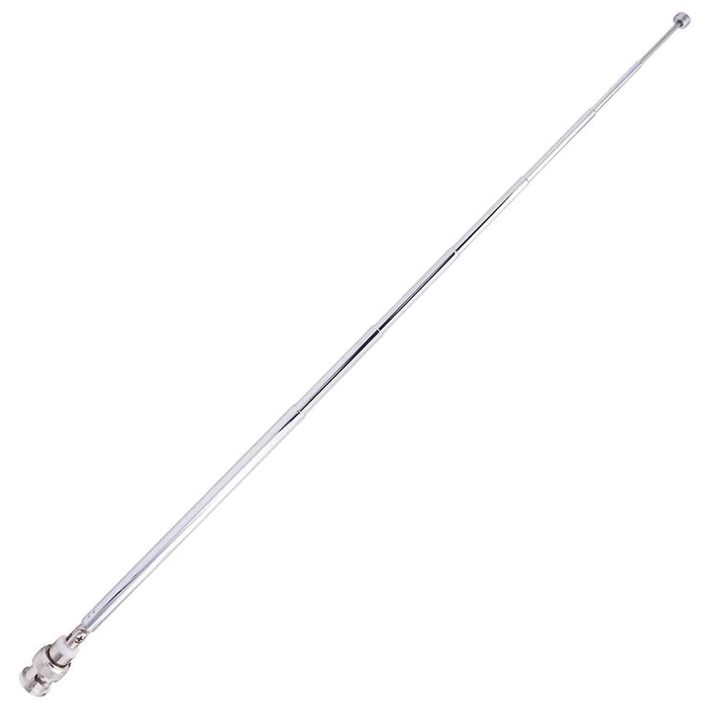 (2 Pack) Bnc Radio Antenna with Bnc Male Plug Jack Stainless Steel