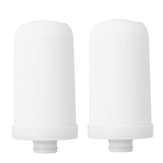 2pcs Ceramic Filter Tap Water Filter Kitchen Faucet Purifier for Home