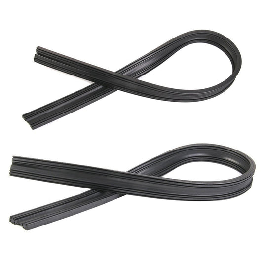 2x Boneless Universal Rubber Wiper Strip 60cm