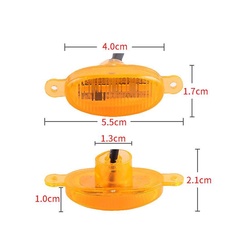 [ Plug & Play ] Car Led Front Grille Smoked Amber Light Running Lamp
